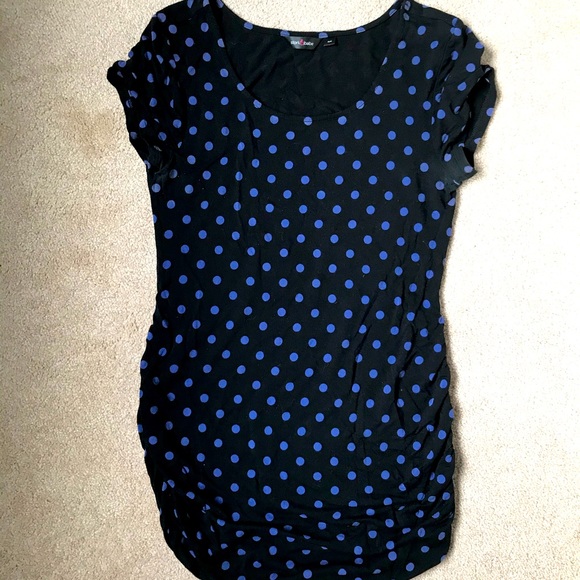 Polka Dot Maternity Top - Picture 1 of 2